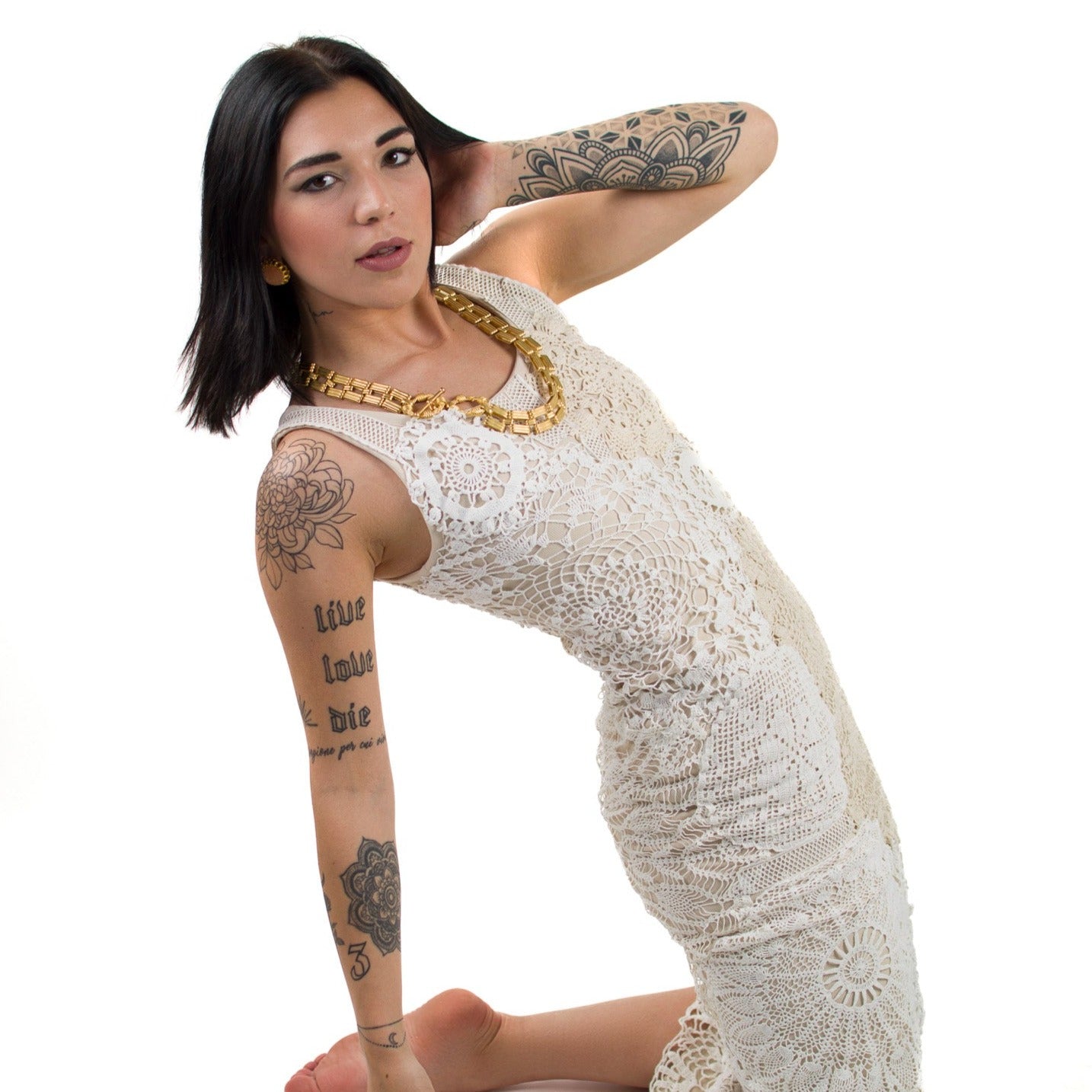 Crochet Doily DRESS | The Art of Neo-Romantic Reconstruction Couture Reloaded Crochet Doily DRESS | The Art of Neo-Romantic Reconstruction Couture Reloaded